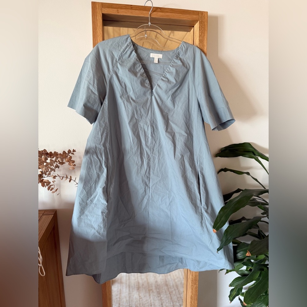 COS V-neck A-line Dress with pockets